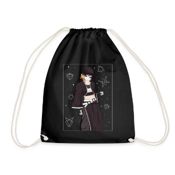Angura Kei Sombre Japonais Esthétique Gothique - Sac de sport léger - noir - Devant