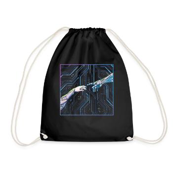 Cyber Esthétique Cyborg Création D’Adam - Sac de sport léger - noir - Devant