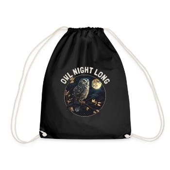 Owl Night Long Night Owl Owl Night Service - Sac de sport léger - noir - Devant