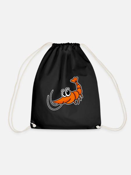 Crevettes - Sac de sport léger - noir