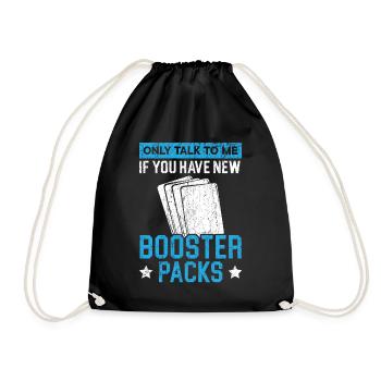 Ne me parlez que si vous avez de nouveaux boosters - Sac de sport léger - noir - Devant