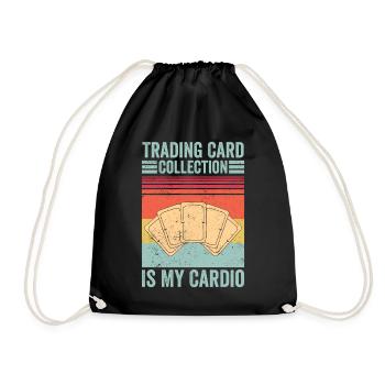Drôle de jeu de cartes à collectionner TCG Retro - Sac de sport léger - noir - Devant
