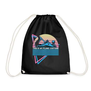 Drôle de charpentier Rétro Menuiserie - Sac de sport léger - noir - Devant