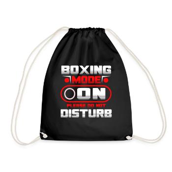 Boxing Mode On Please Do Not Disturb - Turnbeutel - Schwarz - Vorne