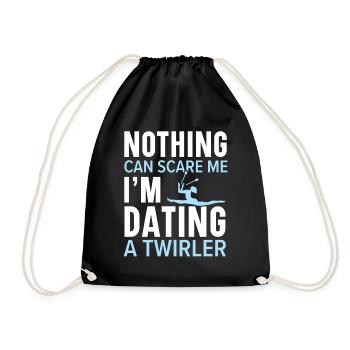 Rien ne peut me faire peur, je suis avec un Tw - Sac de sport léger - noir - Devant