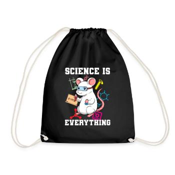 Science is everything scientist - Drawstring Bag - black - Front