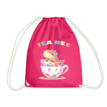 Tea Rex Sweet Dino en Teacup - Sac de sport léger - fuchsia - Devant