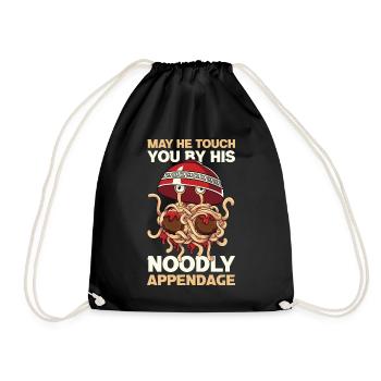 Monstre spaghetti volant FSM - Sac de sport léger - noir - Devant