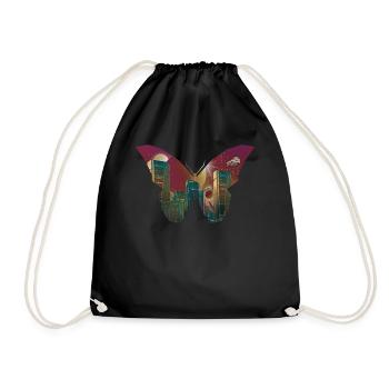 Atom Punk Esthétique Vaporwave Futuriste Schmette - Sac de sport léger - noir - Devant