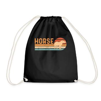 Ex Mormon Tapir Cheval LDS Rétro Exmo - Sac de sport léger - noir - Devant