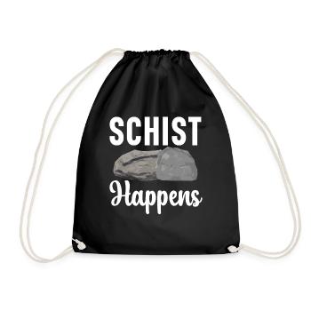 Shale Happens Geology Rockhound Stone Collecting - Sac de sport léger - noir - Devant