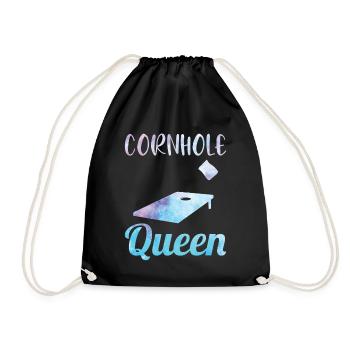 Trou de maïs Cornhole - Sac de sport léger - noir - Devant
