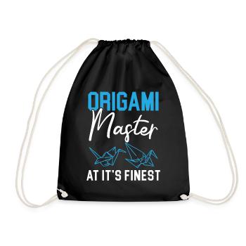 Des maîtres de l’origami au plus haut niveau du papier japonais - Sac de sport léger - noir - Devant