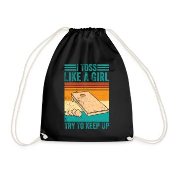 Drôle de trou de maïs - Sac de sport léger - noir - Devant