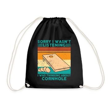 Drôle de trou de maïs - Sac de sport léger - noir - Devant