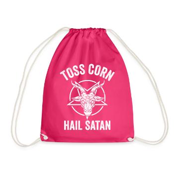Lustiges Cornhole Corn Hole - Turnbeutel - Fuchsia - Vorne