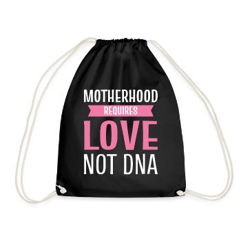 Loving Mother Gentle and affectionate - Drawstring Bag - black - Front