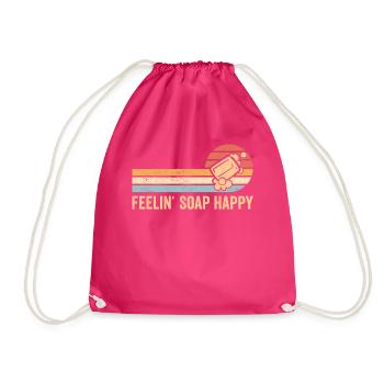 Fabricant de savon amusant - Sac de sport léger - fuchsia - Devant