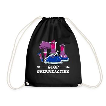 Bi Pride Bisexual Flag Chimie subtile - Sac de sport léger - noir - Devant