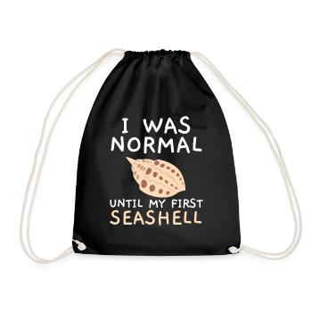 J’étais normal jusqu’à ce que je découvre ma première coquille. - Sac de sport léger - noir - Devant