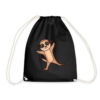 Suricate - Sac de sport léger - noir - Devant