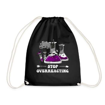 Asexual Pride Ace Flag Science Teacher - Sac de sport léger - noir - Devant