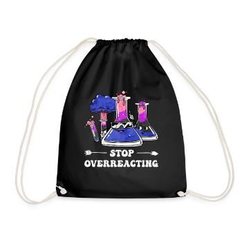 Gender Fluid Pride Flag Professeur de chimie - Sac de sport léger - noir - Devant