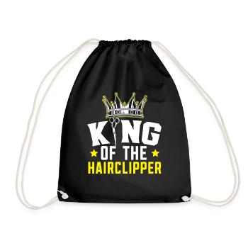 King of Hair Clippers Coiffure Barbier - Sac de sport léger - noir - Devant