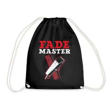 Fade Master Barbershop Tondeuse à cheveux Barbier - Sac de sport léger - noir - Devant