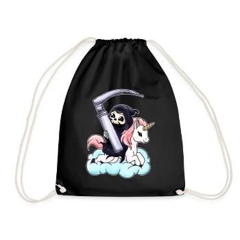 Anesthesiologist Anesthesia Laryngoscope - Drawstring Bag - black - Front