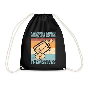 Fabricant de savon amusant - Sac de sport léger - noir - Devant