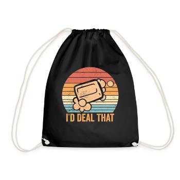 Fabricant de savon amusant - Sac de sport léger - noir - Devant