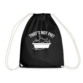 Funny soap making soap maker - Drawstring Bag - black - Front