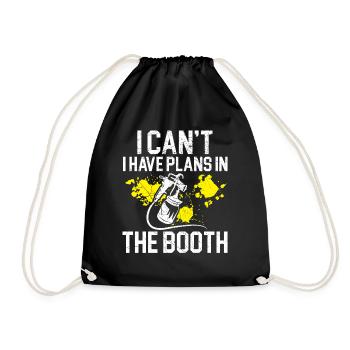 It's not a barrel, it's a flow indicator body - Drawstring Bag - black - Front