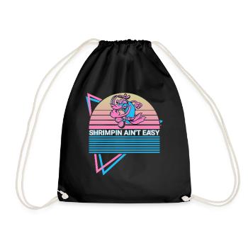 Lustiges Jiu Jitsu BJJ Retro - Turnbeutel - Schwarz - Vorne
