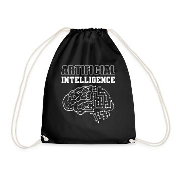 Artificial Intelligence Computertechniker - Turnbeutel - Schwarz - Vorne