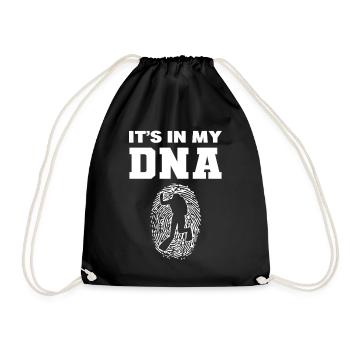C’est dans mon ADN Apnéiste - Sac de sport léger - noir - Devant
