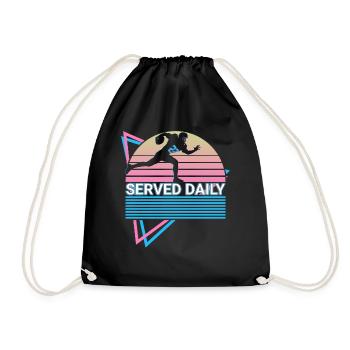 Football Lineman Retro - Sac de sport léger - noir - Devant