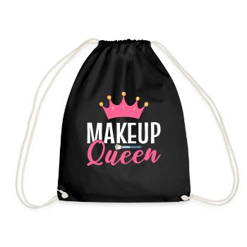 Makeup Queen Schönheitsspezialist - Turnbeutel - Schwarz - Vorne