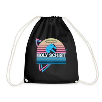 Rockhounding Rockhound Retro - Drawstring Bag - black - Front