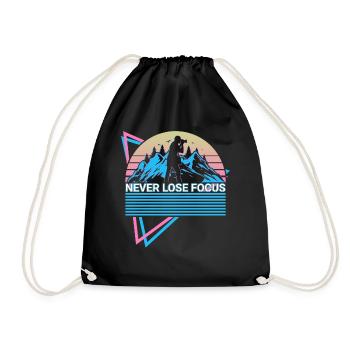 Caméra Photographie Photographe Rétro - Sac de sport léger - noir - Devant