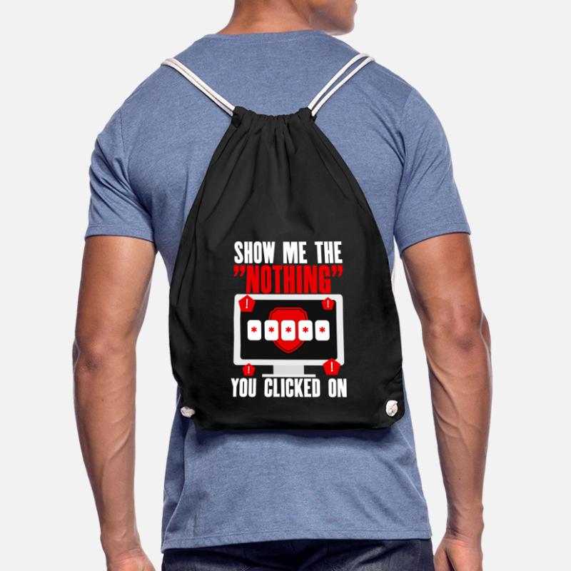 Cybersecurity, Hacking, IT Drawstring Bag