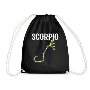 Astrologie Scorpion - Sac de sport léger - noir - Devant