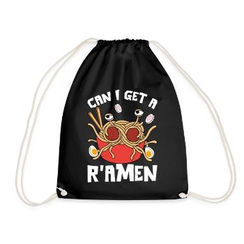 Monstre spaghetti volant FSM Pastafarian - Sac de sport léger - noir - Devant
