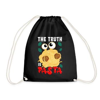 Monstre spaghetti volant FSM Pastafarian - Sac de sport léger - noir - Devant