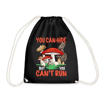 Chasseur de champignons chasse aux champignons - Sac de sport léger - noir - Devant