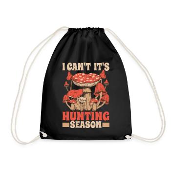 Chasseur de champignons chasse aux champignons - Sac de sport léger - noir - Devant