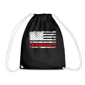 Tapir Exmo Patriotique Post-Mormon Anti-LDS - Sac de sport léger - noir - Devant