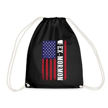 Tapir Exmo Patriotique Post-Mormon Anti-LDS - Sac de sport léger - noir - Devant