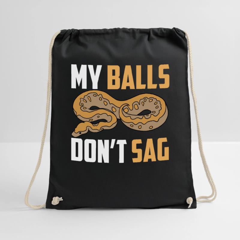 Ball python snake Drawstring Bag